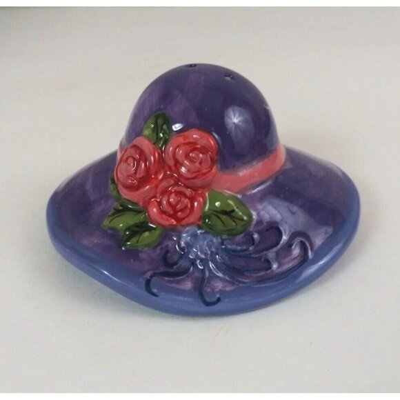 Vintage CIC Ladies In Red The Red Hat Society Salt & Pepper Shakers - Picture 2 of 13